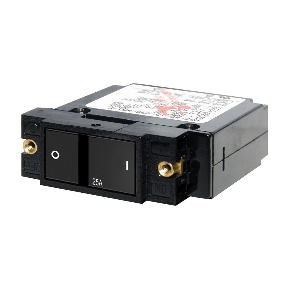 Blue Sea Systems 7405 Aseries Flat Rocker Single Pole 25A Circuit Breaker 632085074050