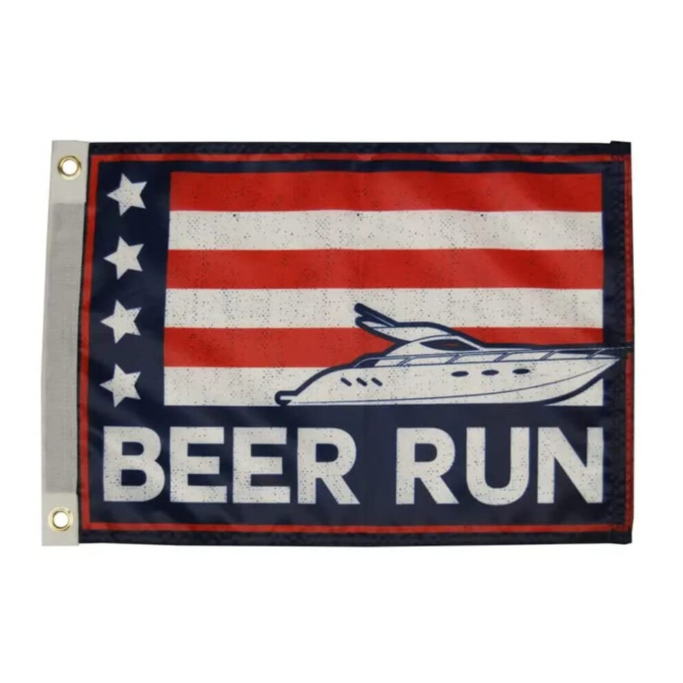 TAYLOR MADE PRODUCTS Taylormade Beer Run Flag 12 x 18