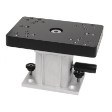 Cannon Downriggers 4 Aluminum Swivel Base Pedestal Mount Aluminum Swivel Base Pedestal Mount