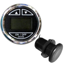Faria Beede INSTRUMENTS Faria 13795 Chesapeake Depth Sounder ThruHull Black SS 2