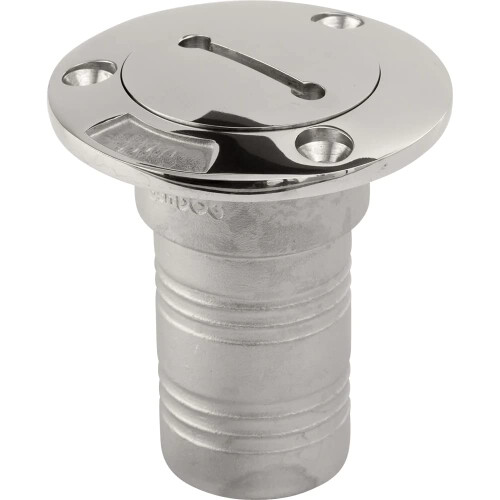 SeaDog Stainless Steel Case Hose Deck Fill Fits 112 Hose  Diesel