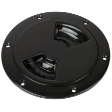 SeaDog Smooth Quarter Turn Deck Plate Black 5