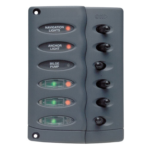 BEP CSP6 CSP6F Water Proof Panel  6 way w Fuse Holder