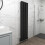 NES Home Traditional Radiator 1800 X 470 mm Vertical Triple Column Matte Black 1