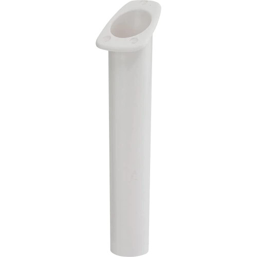 SeaDog Narrow Gunnel Flush Mount Rod Holder  White