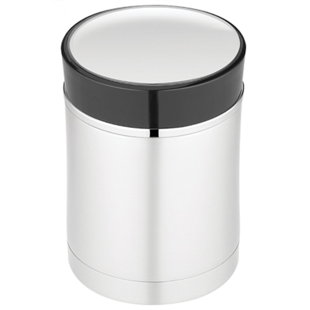 THERMOS Stainless Steel Food Jar  16 Ounce  Black