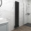 NES Home Traditional Radiator 1800 X 380 mm Vertical Double Column Matte Black 4