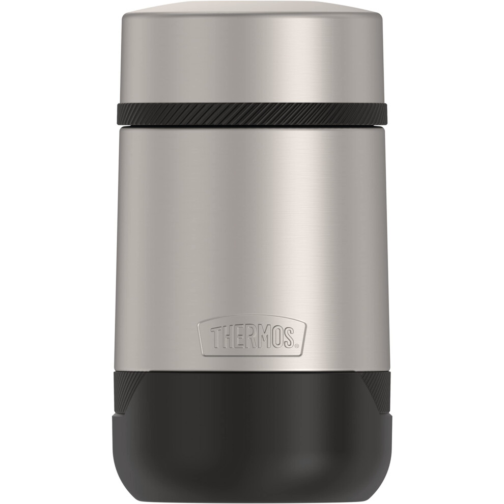 ALTA SERIES BY THERMOS Stainless Steel Food Jar 18 Ounce  Matte SteelEspresso Black