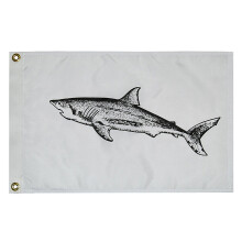 Taylor Made Products 3218  Fish Flag  Nylon  12 inch x 18 inch  Shark