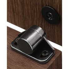 (Black) Door Magnets Magnetic Catch Pack Of 4