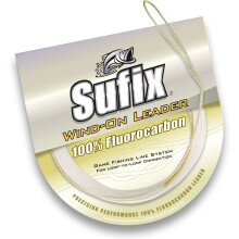 Sufix Invisiline Fluorocarbon Leader 110Yards Leader Wheel Fishing Line Clear  50Pound