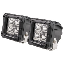 Heise 3 Inch 4 LED Cube Light Spot Beam 2 Pack with Harness HEHCL2S2PK
