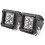 Heise  3 Inch 4 LED Cube Light  Spot Beam  2 Pack with Harness HEHCL2S2PK 1