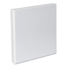 Universal UNV20742 11 in. x 8.5 in. 1 in. Capacity 3 Rings Slant D-Ring View Binder - White