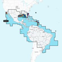 Navionics Platinum NPSA004L Mexico Caribbean to Brazil