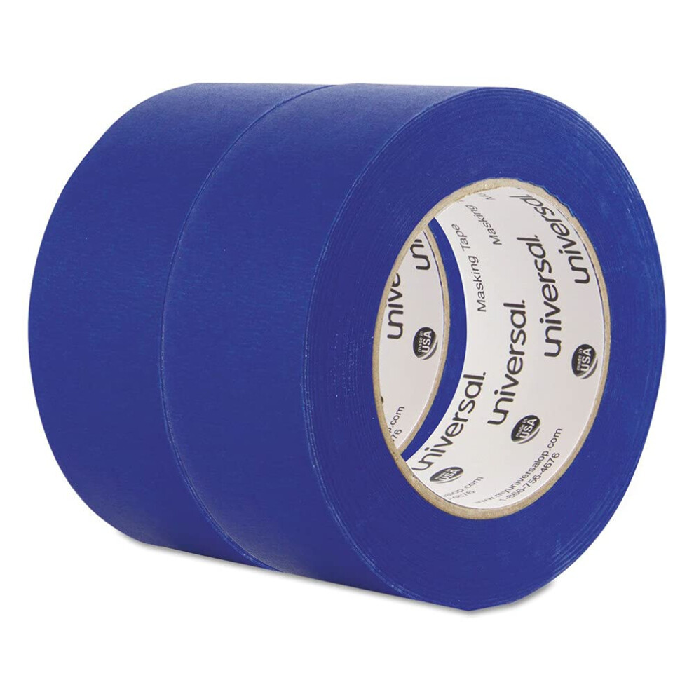 Universal UNVPT14049 48 mm x 548 mm Premium UVResistant Masking Tape  Blue 2Pack