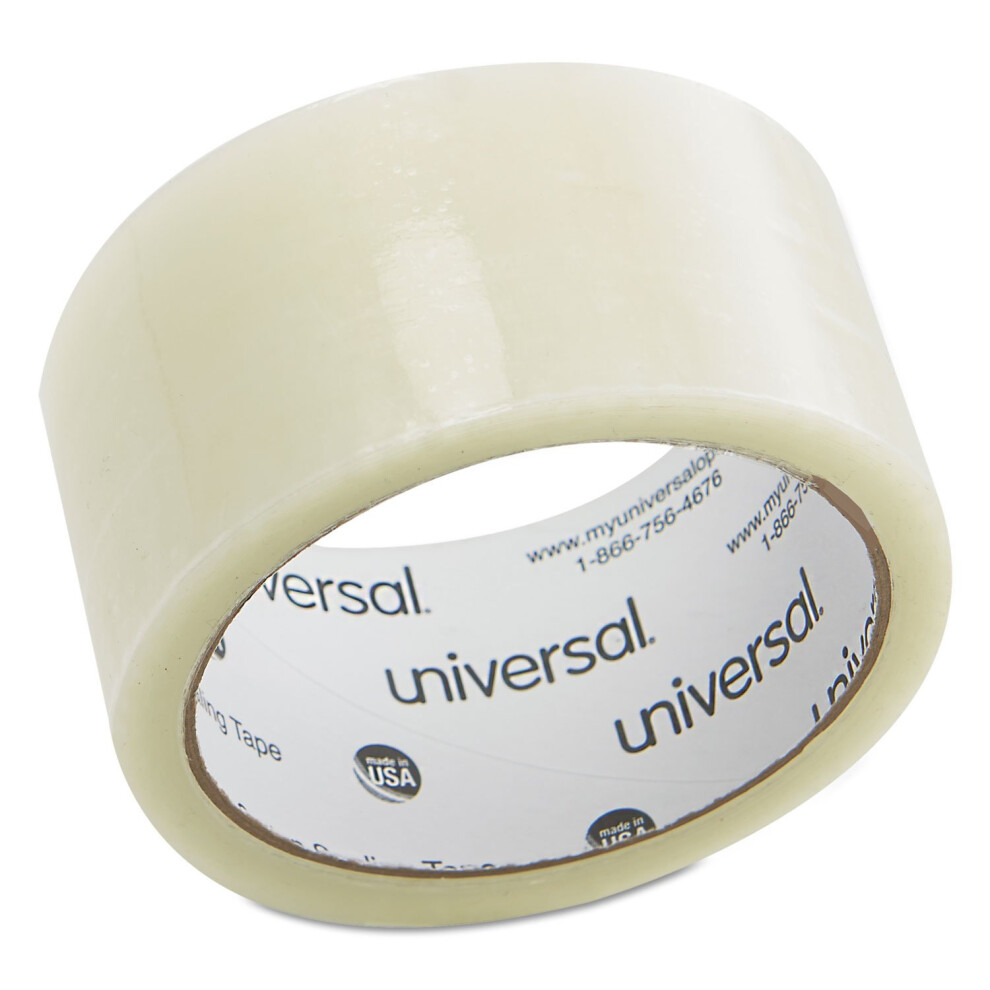 Universal General Box Sealing Tape  48mm x 50m  3Inch Core  Clear  1Roll 61000