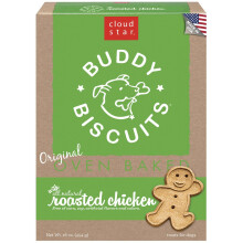 Buddy Biscuits Biscotti per Cani Cotti al Forno, Croccanti, Integrali e Cotti negli USA, 16 oz, 6 confezioni