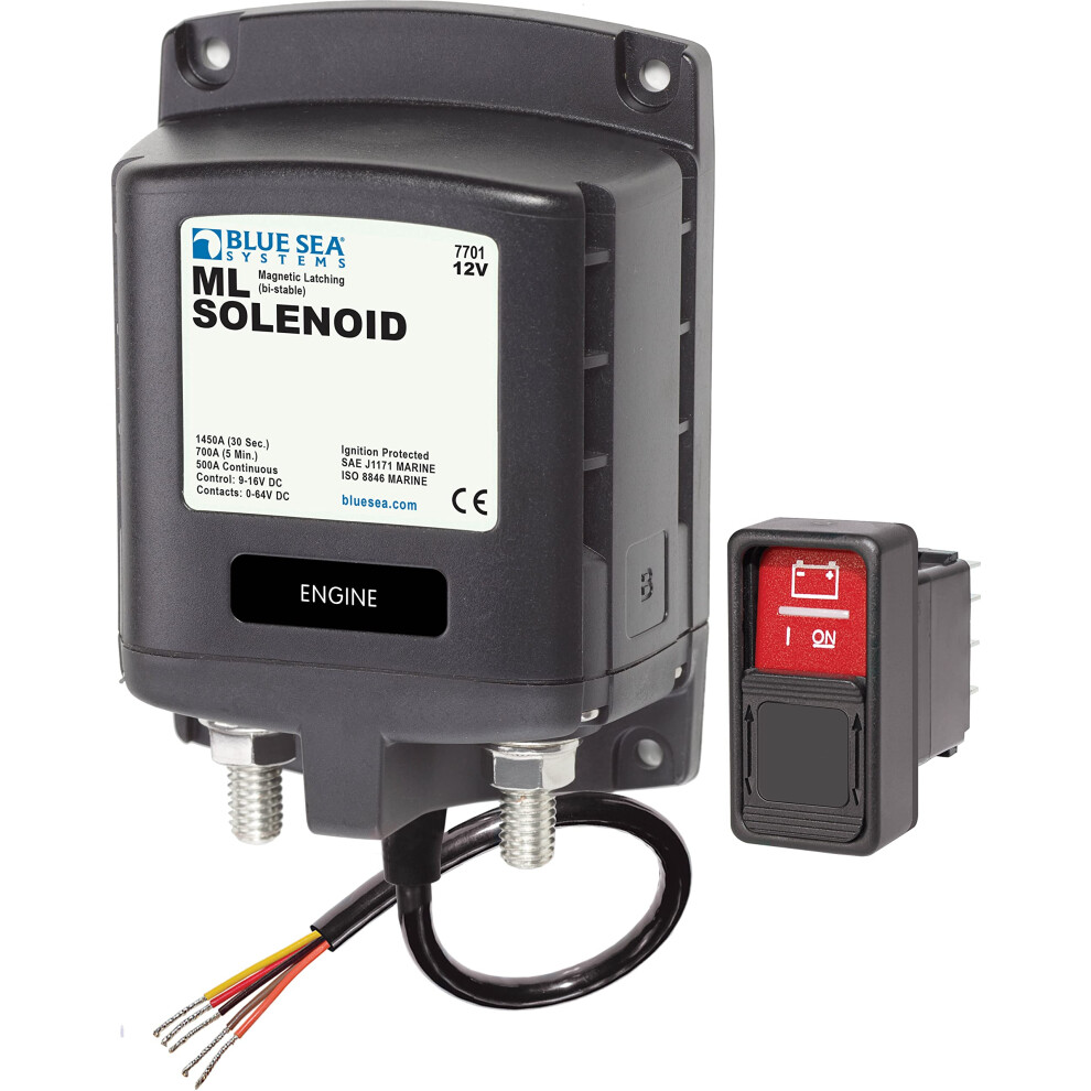 Sea 7701Bss Solenoid Ml 500A 12V Rbs 10Ea Blue 632085077013