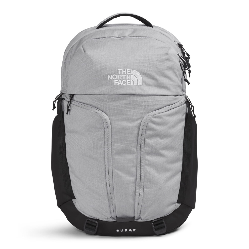 THE NORTH FACE Surge Commuter Laptop Backpack  Meld Grey Dark HeatherTNF Black  One Size