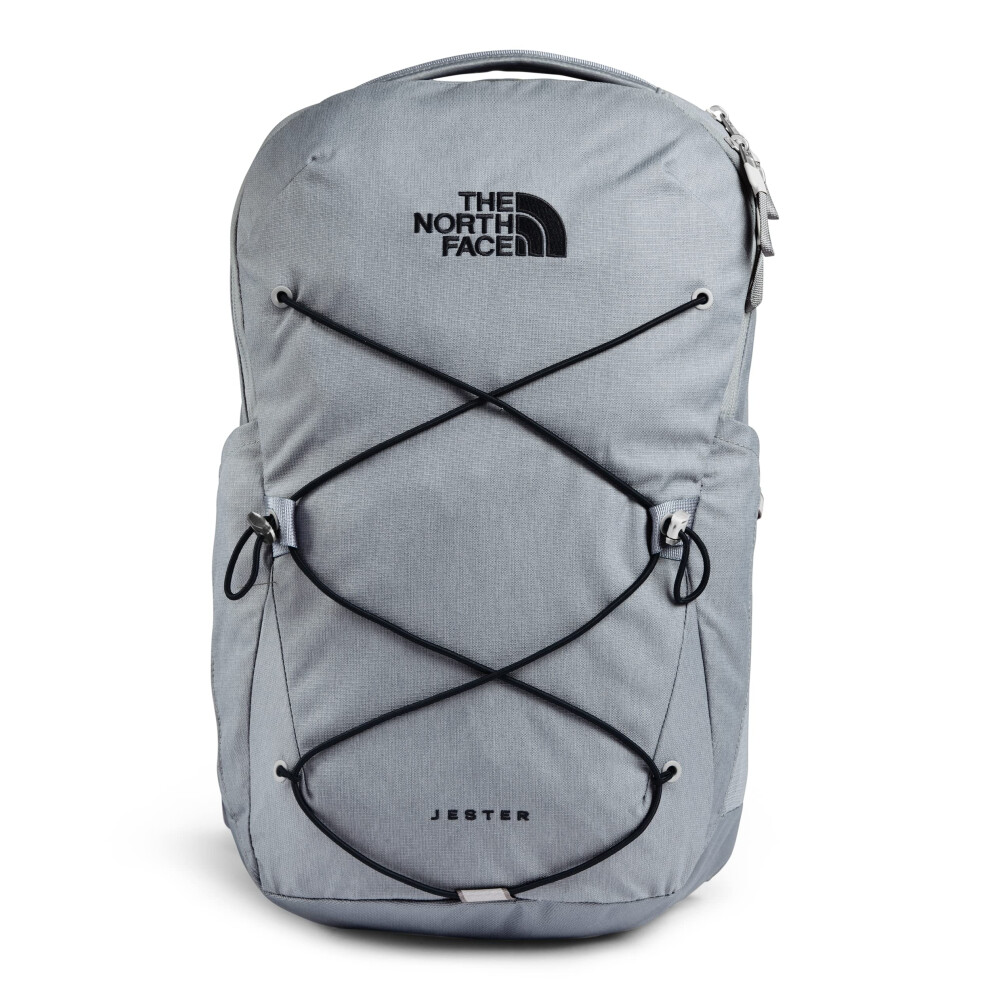 THE NORTH FACE Jester Everyday Laptop Backpack  Mid Grey Dark HeatherTNF Black  One Size