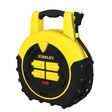 Stanley 33959 ShopMax Power Hub enrouleur de câble 20 pieds 4 prises, Jaune
