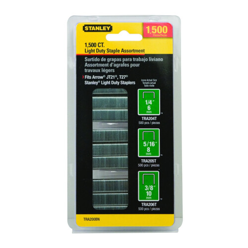 STANLEY Stanley TRA200BN Assortiment d'Agrafes Légères