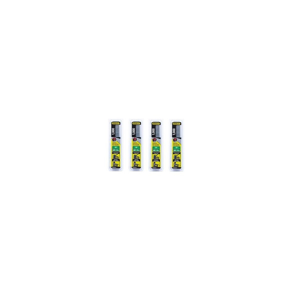 Stanley SWKBN625S 1 000 58inch Brad Nails NIP 4 Pack