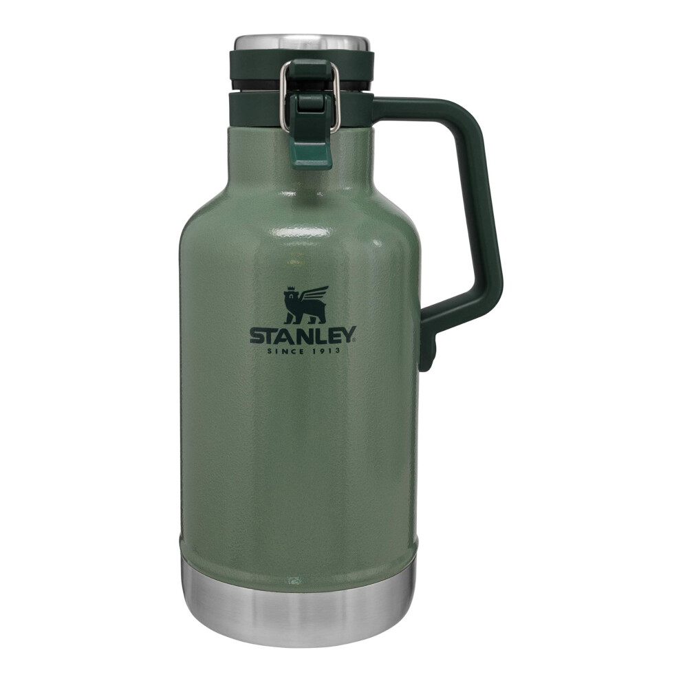 Stanley Classic EasyPour Growler 64oz  Insulated Growler Keeps Beer Cold  Carbonated Made with Stainless Steel Interior  Durab