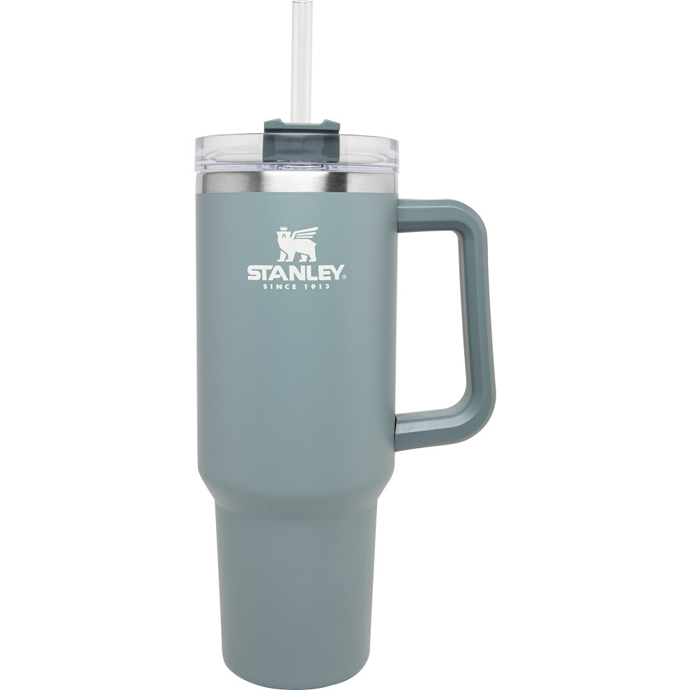 Stanley 40oz Adventure Quencher Reusable Insulated Stainless Steel Tumbler Shale