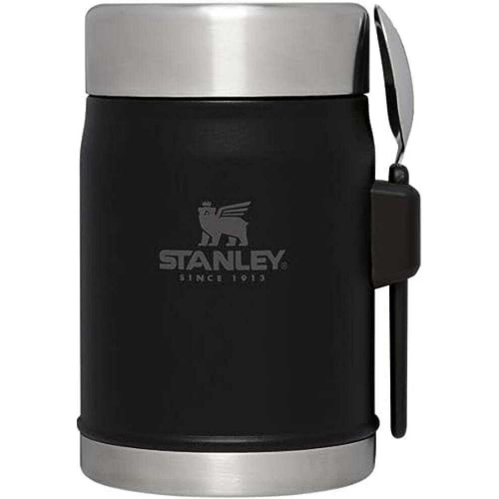 Stanley Classic Legendary Classic Food Jar  Spork 14oz Matte Black