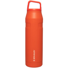 Stanley IceFlow Cap en Carry+ Waterfles 36 OZ | Brede Mond Draaidop | Lichtgewicht & Lekvrij voor Reizen & Gym | Geïsoleerd RVS | BPA-