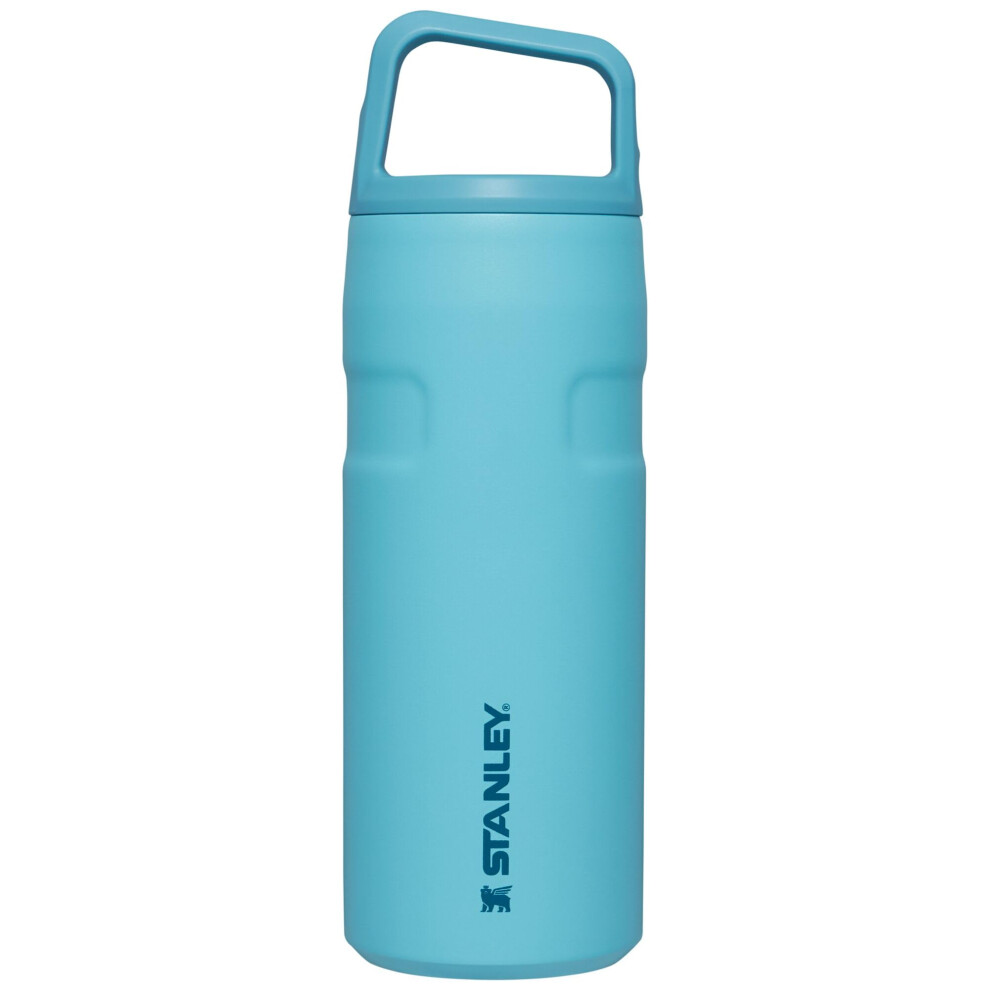 Stanley IceFlow Cap and Carry Water Bottle 16 OZ  Wide Mouth Twist Lid  Lightweight  Leakproof for Travel  Gym  Insulated