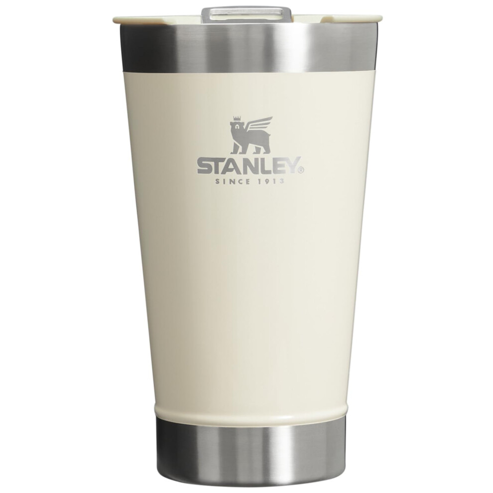 Stanley Classic Stay Chill Vacuum Insulated Pint Tumbler  Stainless Steel Beer Mug with Builtin Bottle Opener  Double Wall Rugg