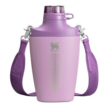 Stanley Cross Bottle | Bouteille de Voyage de 23 oz avec Sangle Jacquard | Couvercle Tritan Étanche