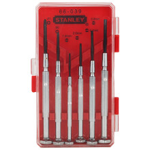 Juego de 6 Destornilladores de Joyero Stanley Hand Tools 66-039