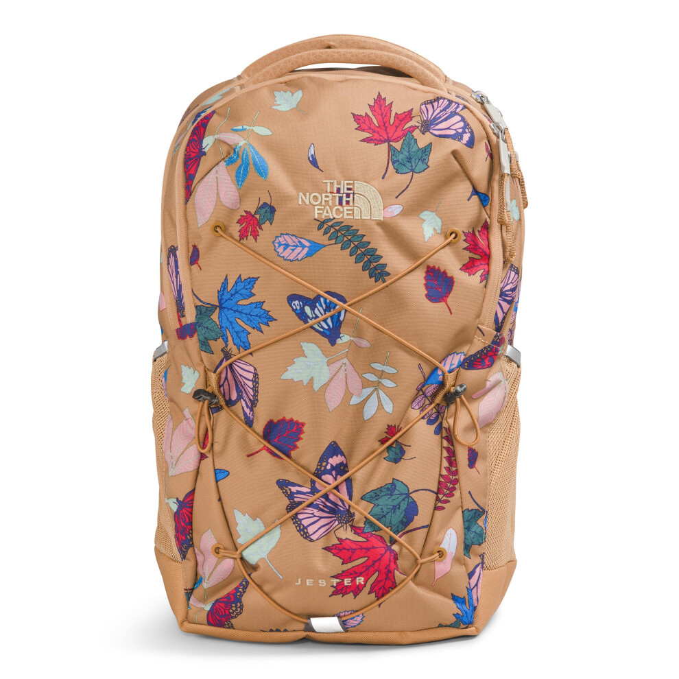 THE NORTH FACE Womens Jester Everyday Laptop Backpack  Almond Butter Fall Wanderer PrintAlmond ButterGravel  One Size