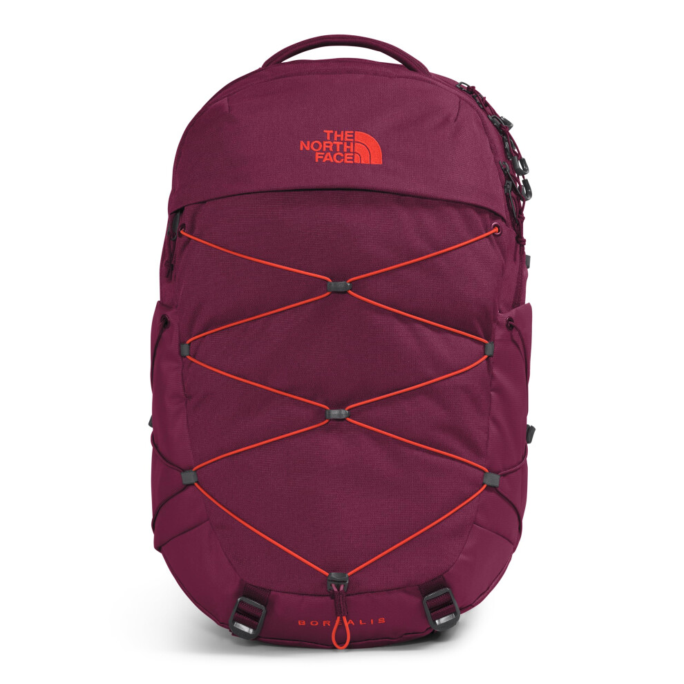 THE NORTH FACE Womens Borealis Commuter Laptop Backpack  Boysenberry Light HeatherFiery Red  One Size