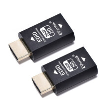 EVanlak 3rd Generrtion Hdmi Edid Emulator Passthrough Dongle Eliminated Emulator Adapter Work with Mac Thunderbolt to HDMI Switc