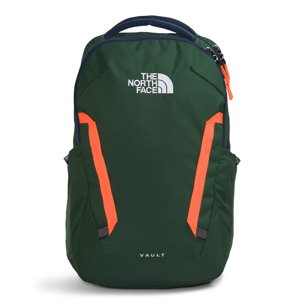 THE NORTH FACE Vault Everyday Laptop Backpack  Pine NeedleSummit NavyPower Orange  One Size