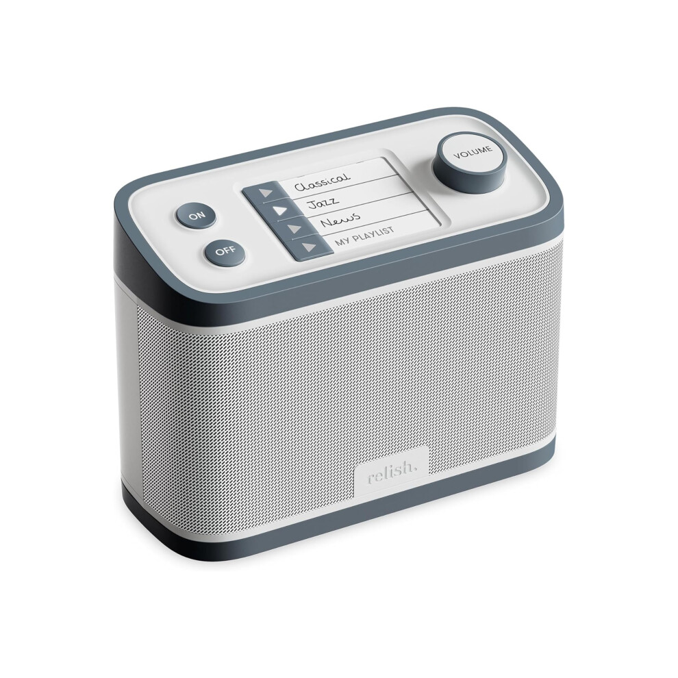 Relish Simple Portable Fm Radio And Mp3 Music Player For Seniors Elderly Or Visually Impaired Large Buttons Simple Design 704907287211