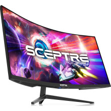 Sceptre 34Inch Curved Ultrawide WQHD Monitor 3440 x 1440 R1500 up to 165Hz DisplayPort x2 99 sRGB 1ms Picture by Picture Mach