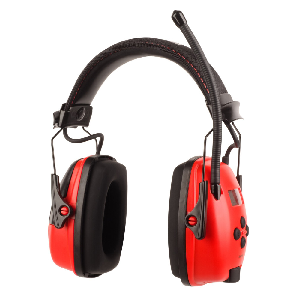 Honeywell Sync Digital AMFMMP3 Radio Earmuff RWS53012  Red