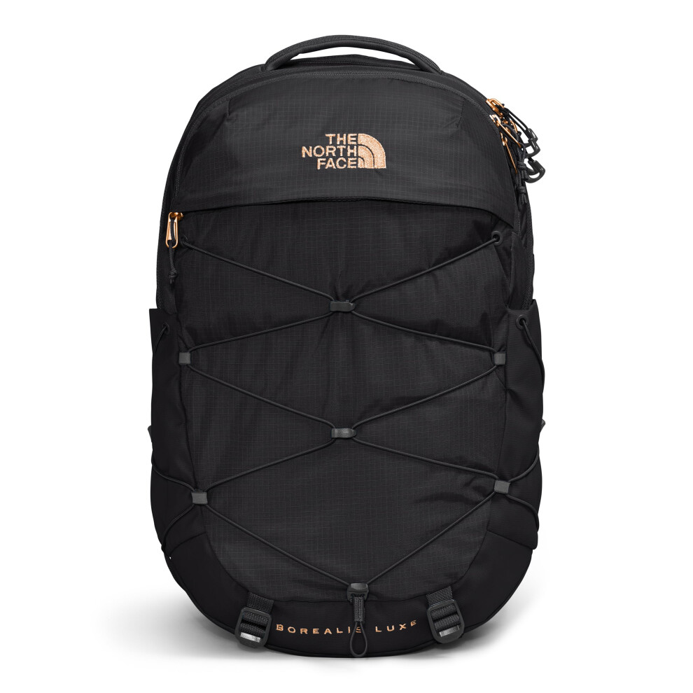 THE NORTH FACE Womens Borealis Luxe Commuter Laptop Backpack  TNF BlackBurnt Coral Metallic  One Size