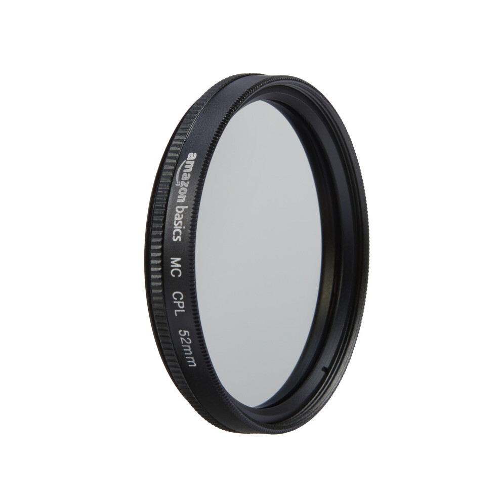 Amazon Basics Circular Polarizer Camera Lens Filter  52 mm