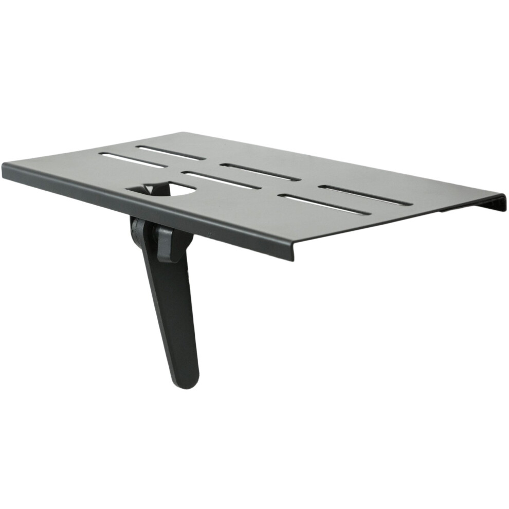VIVO TV and Monitor Top Shelf Mounting Bracket with 12 inch Wide Padded Platform and Rotary Clamp  Holds Small Speakers  Streami