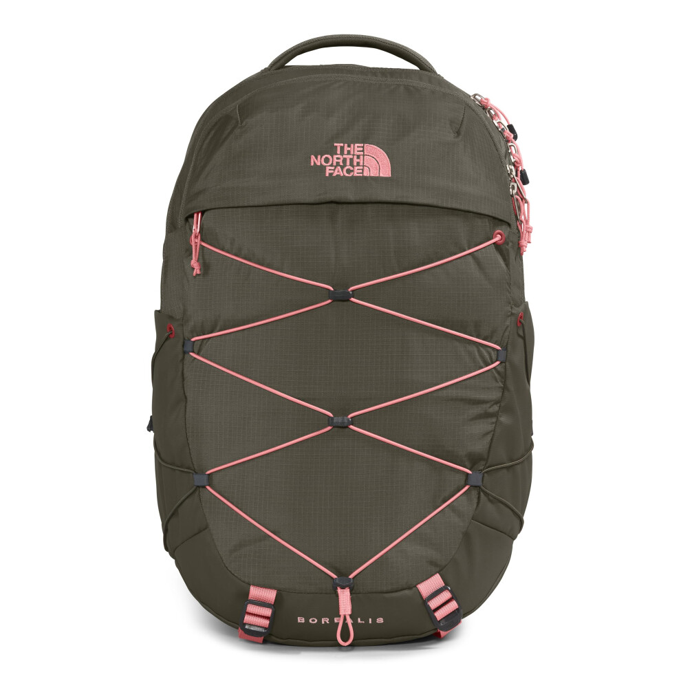 THE NORTH FACE Womens Borealis Commuter Laptop Backpack  New Taupe GreenShady Rose  One Size