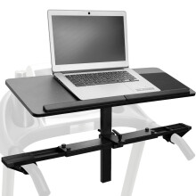 VIVO Universal Wooden Laptop Treadmill Desk Adjustable Ergonomic Notebook Mount Stand for Treadmills Includes Mouse Pad and Wr