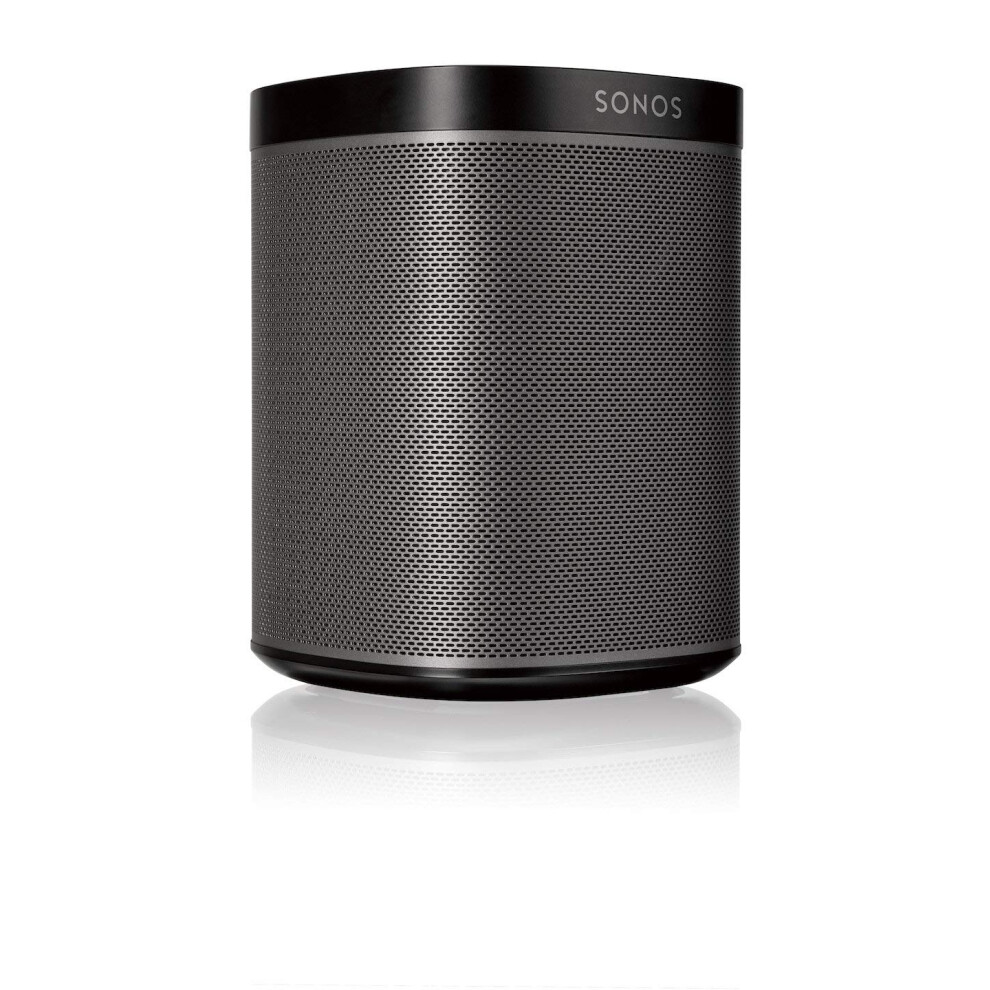 Sonos Play1 Compact Wireless Speaker for Streaming Music Compatible with Alexa Black Renewed