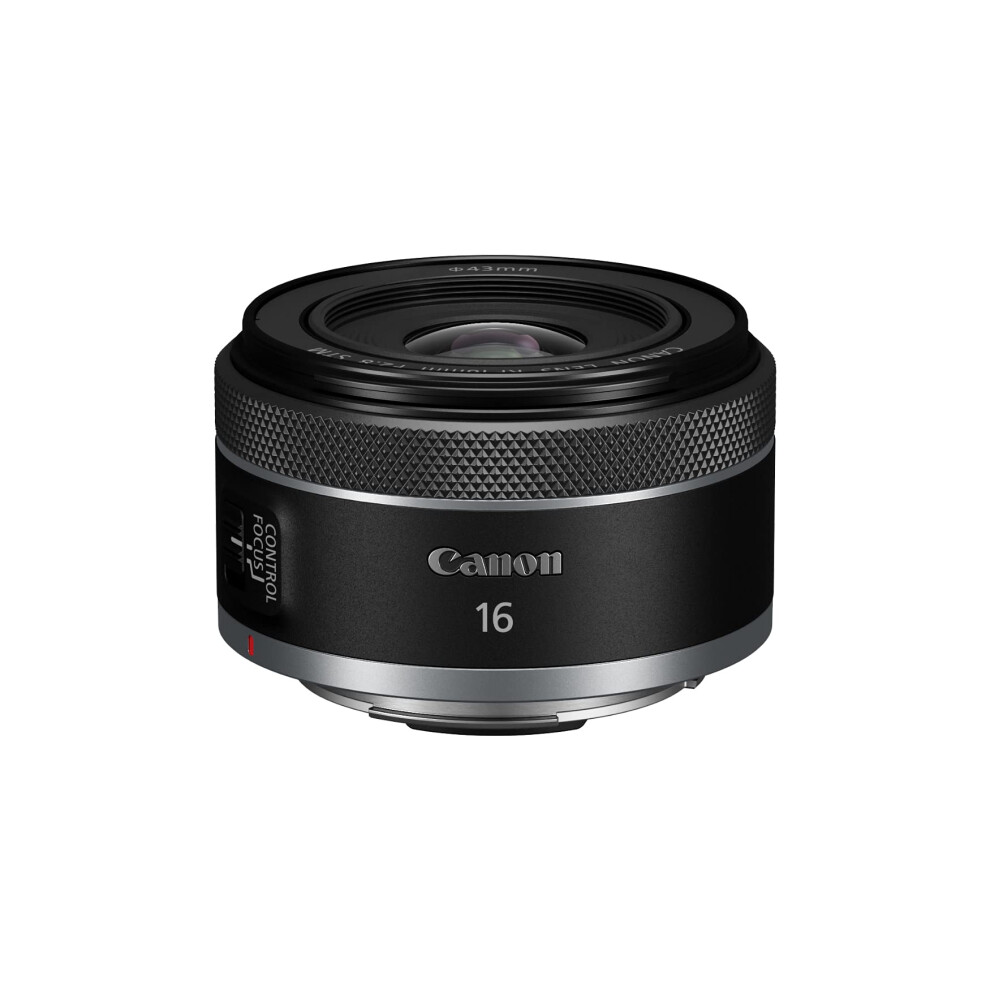 Canon RF16mm F28 STM Lens  Ultra WideAngle  Fixed Focal Length Prime Lens  Compatible with EOS R Series Mirrorless Cameras  Bl